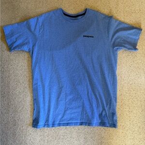 Patagonia Responsibili-Tee Mens Medium T Shirt Blue